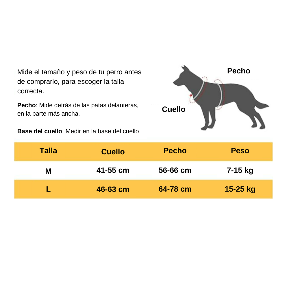 Arnés Perro correa retráctil - Diverso