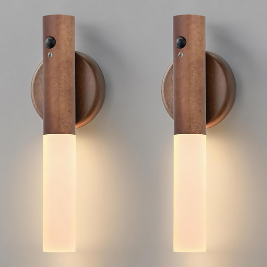 Lámparas LED Madera