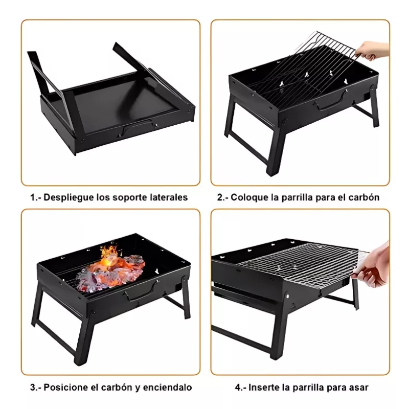 Mini Parrilla Plegable